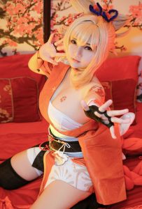 potato godzilla cosplay ass in thong 0003