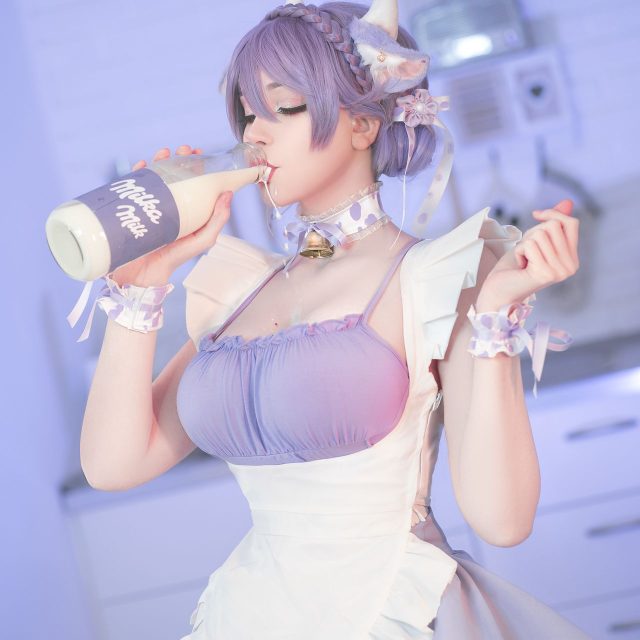 saya the fox big boobs milka milk 0005