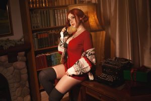 saya the fox in long socks tease 0007